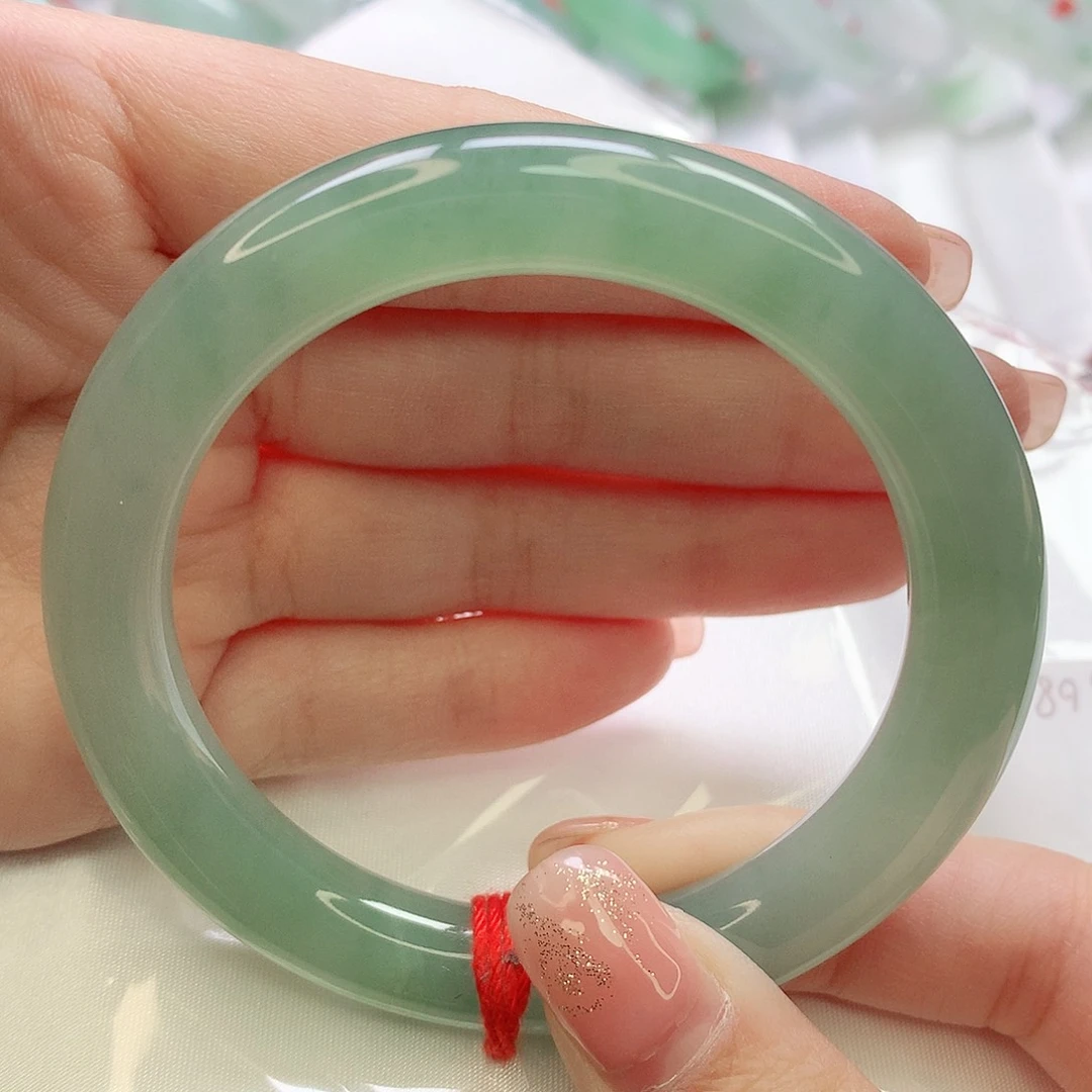 未镶嵌手镯翡翠缅甸天然A货翡翠 55