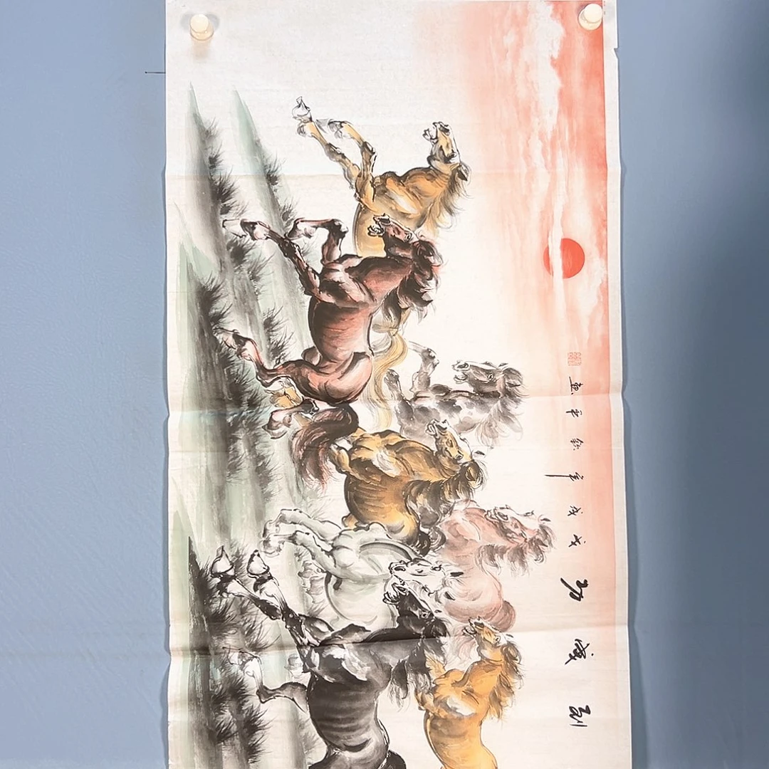 国画903 花鸟和蝴蝶在空中