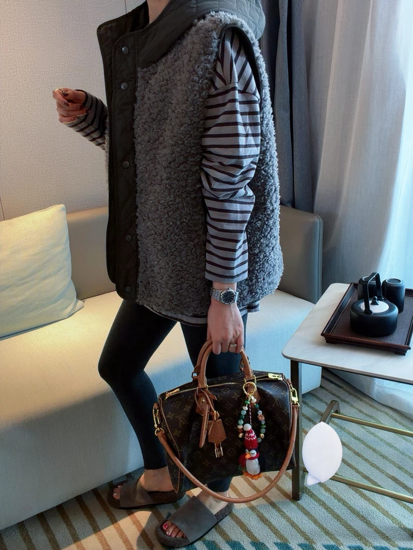 XIAO笑家韩系保暖马甲