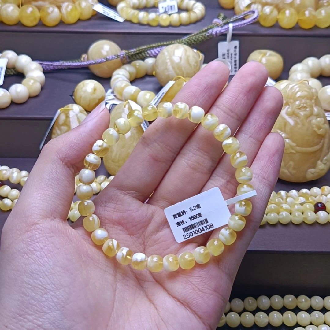 【闪购商品】未镶嵌蜜蜡手链6+老型手串