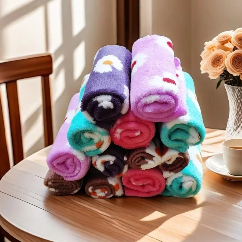 ５條家用厨房专用抹布洗碗布柔软擦玻璃桌子清洁不掉毛吸水不沾油