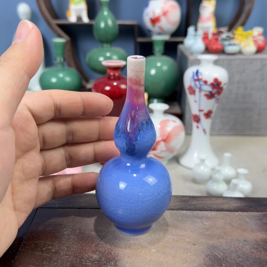 陶瓷手工小花器摆件