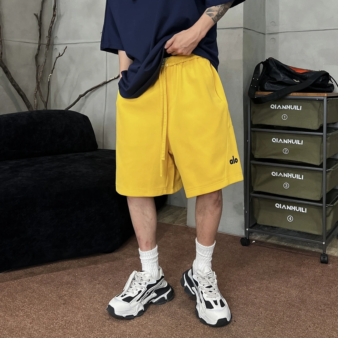 XDZZ二狗25ss夏季时尚休闲百搭经典毛圈针织多色短裤V999919