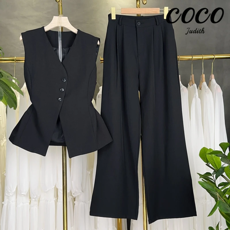 【RG1877】2025年新款时尚气质轻奢百搭韩版潮流减龄轻熟感套装