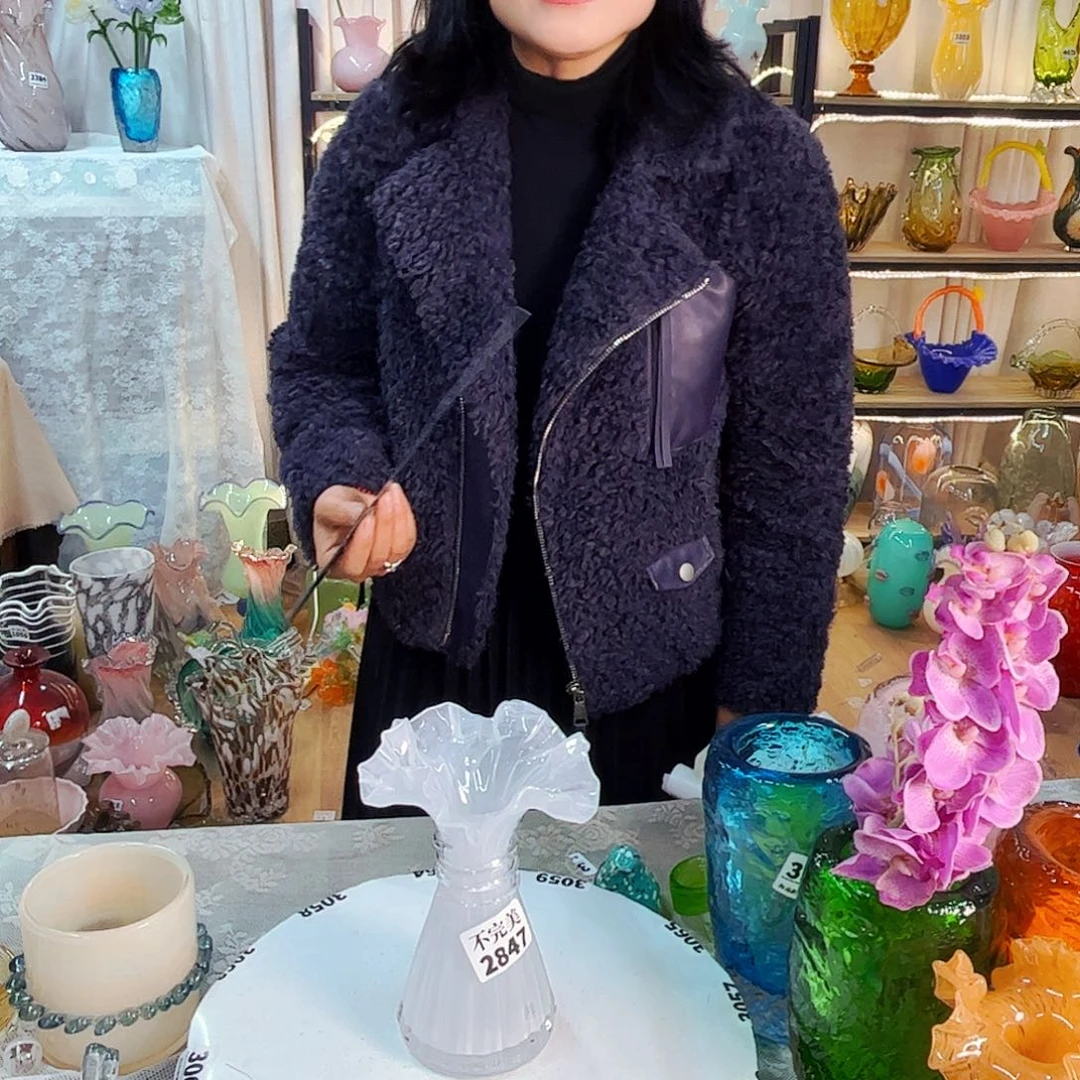 2847 家悦美居琉璃摆件不完美