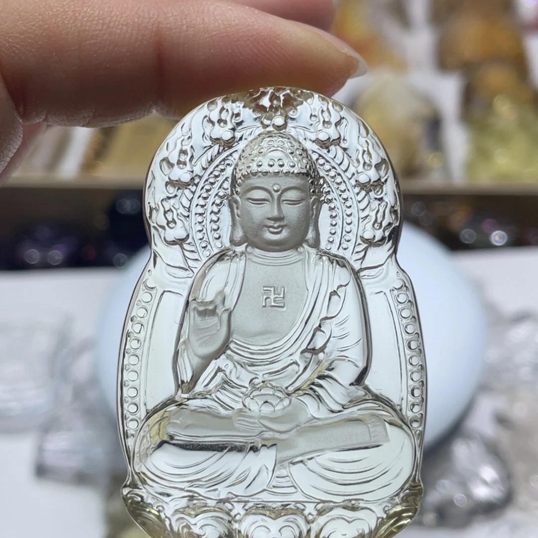 水晶颈饰未镶嵌定制