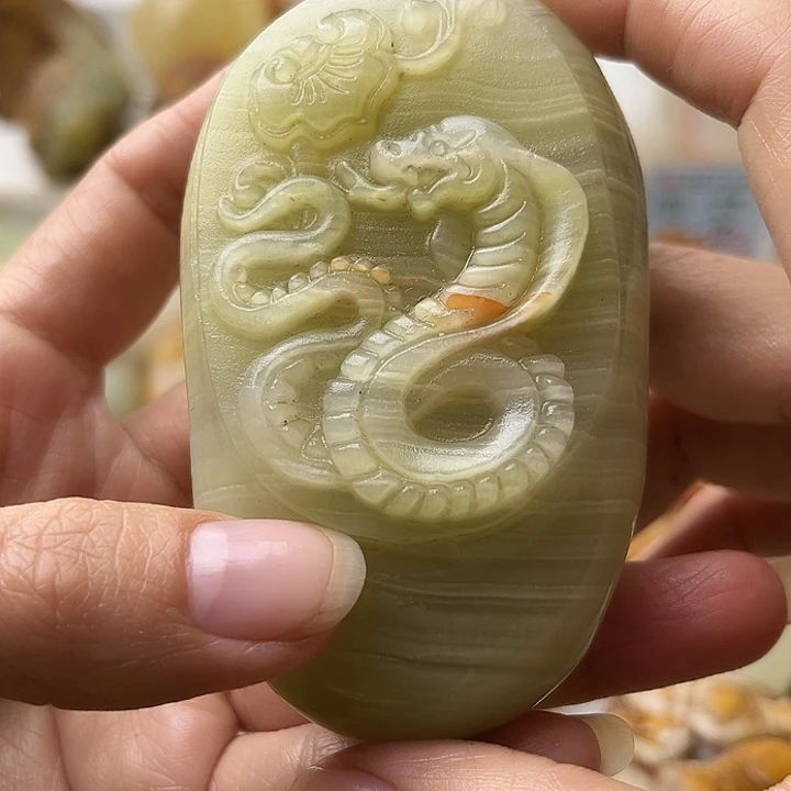 石材古青石不退换蛇