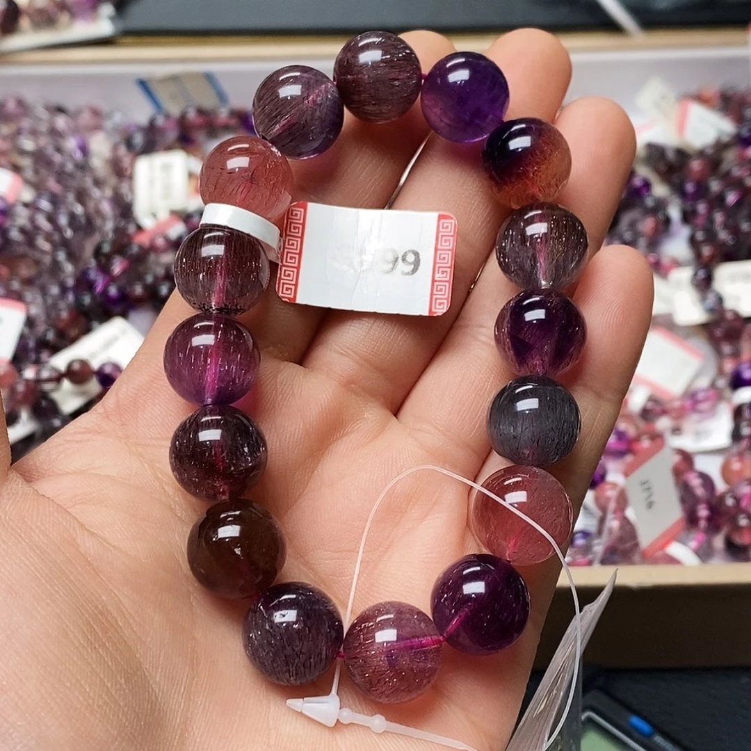 未镶嵌手链水晶G899超七13mm