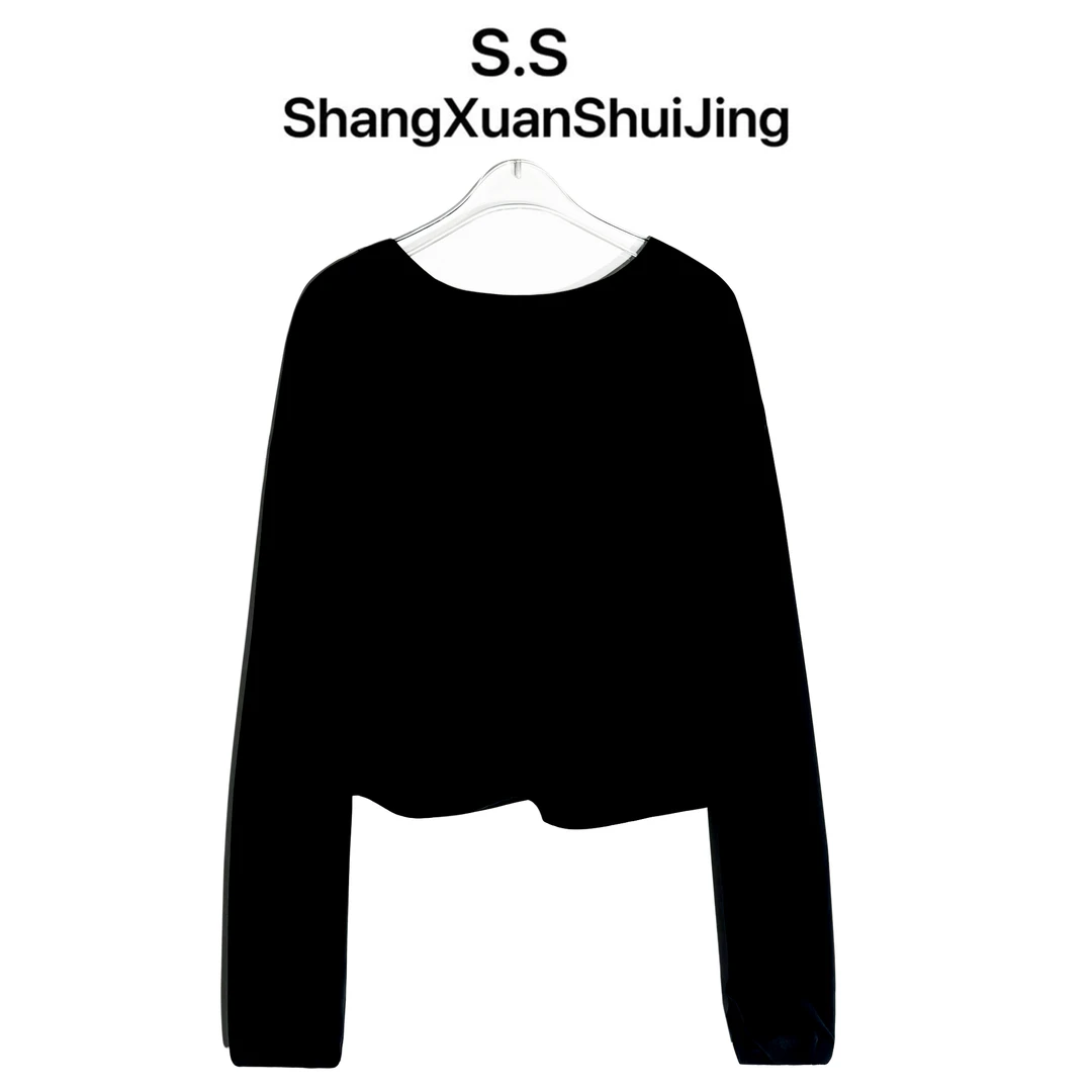 上玄水镜& 【米兰假日】时尚设计师款女装 百搭上衣 S25220729