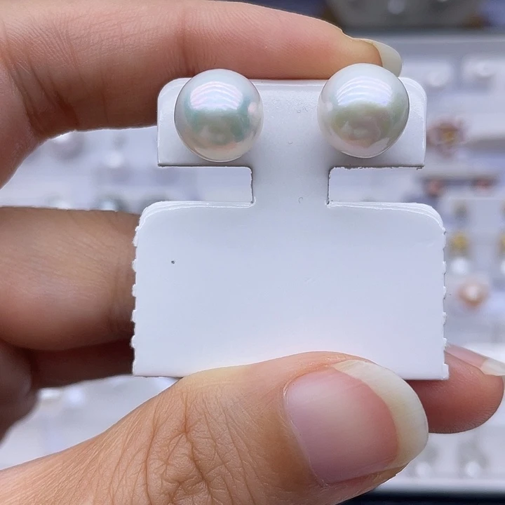 银S925镶嵌淡水珍珠颈饰