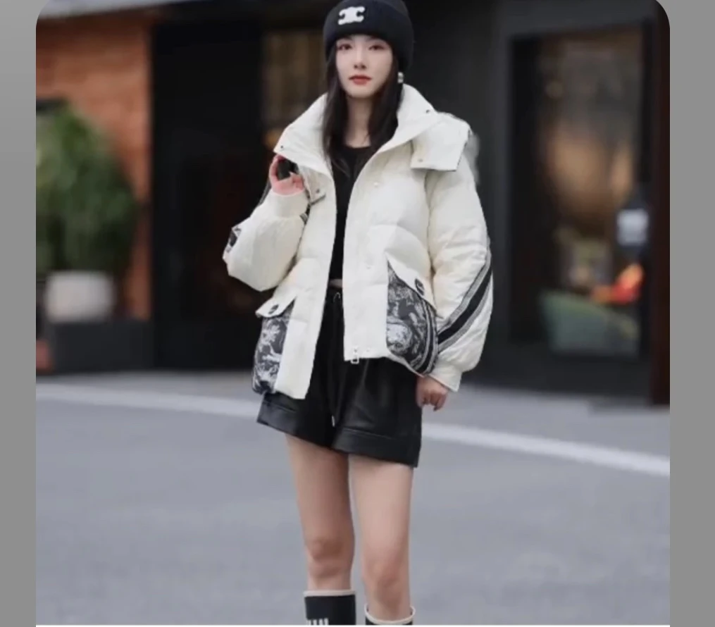 （女王范）6810羽绒新国标90白鸭绒（衣长65）