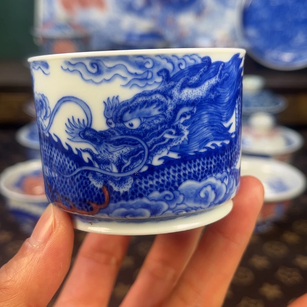 瓷片景德镇市自成堂手工手绘