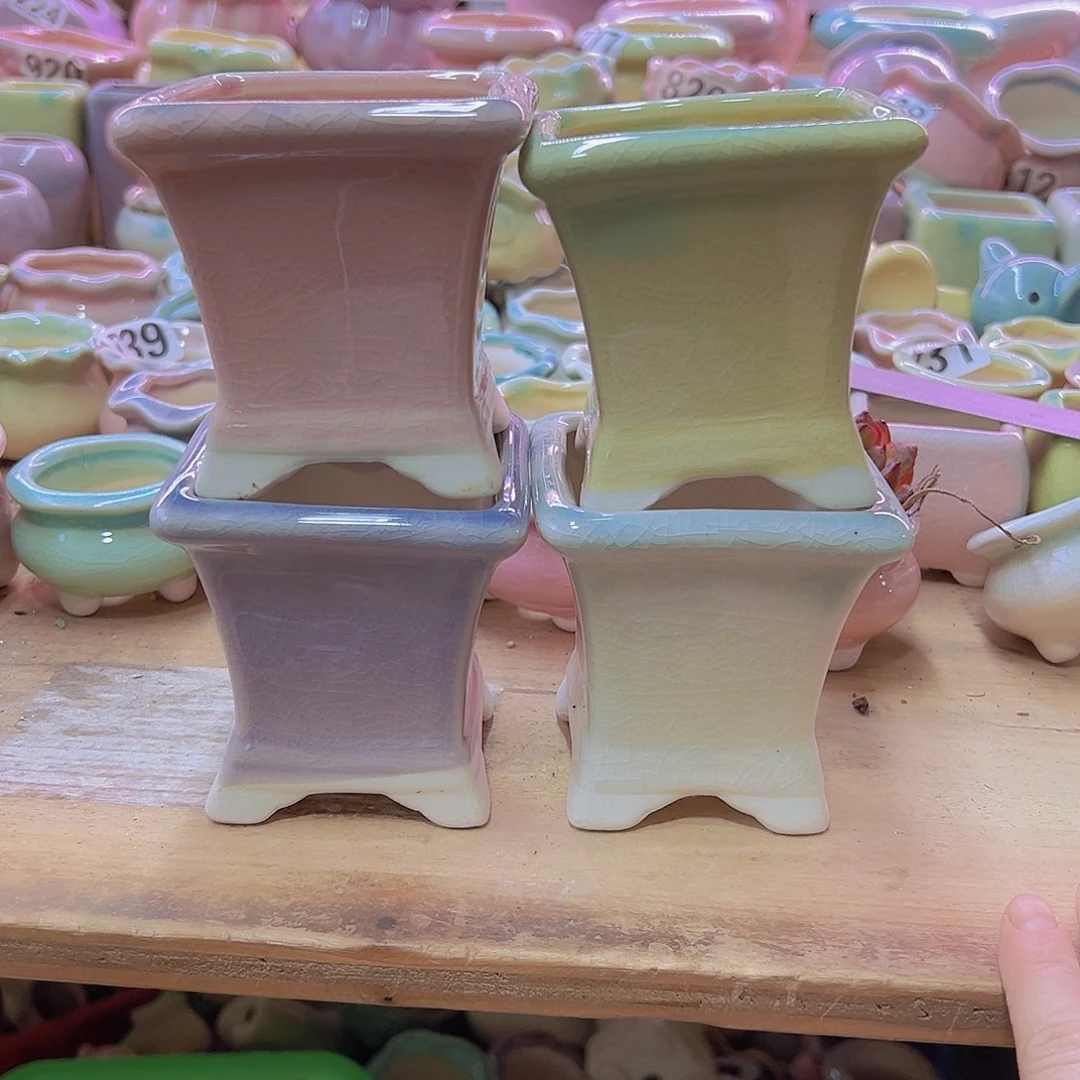 陶瓷花盆当场满12包邮