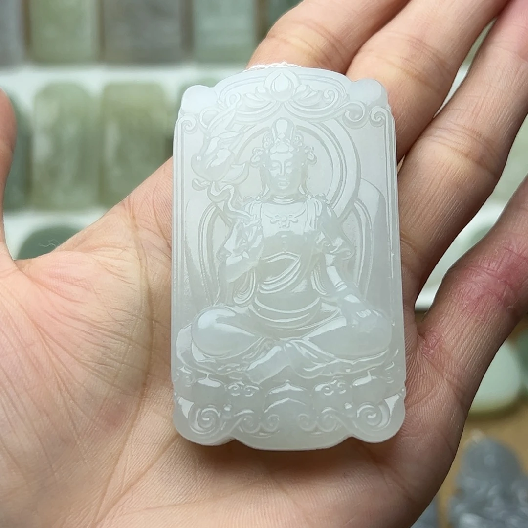 阿***）和田玉未镶嵌颈饰