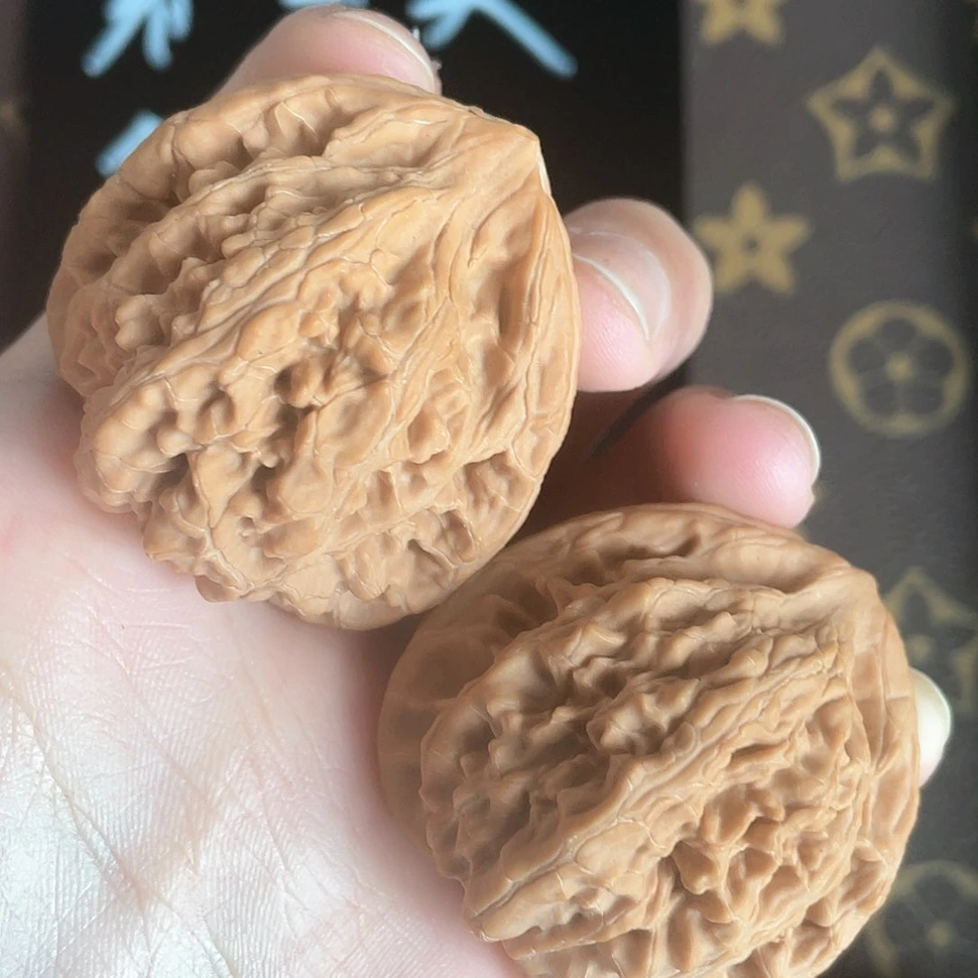 文玩核桃把件41望月武狮子