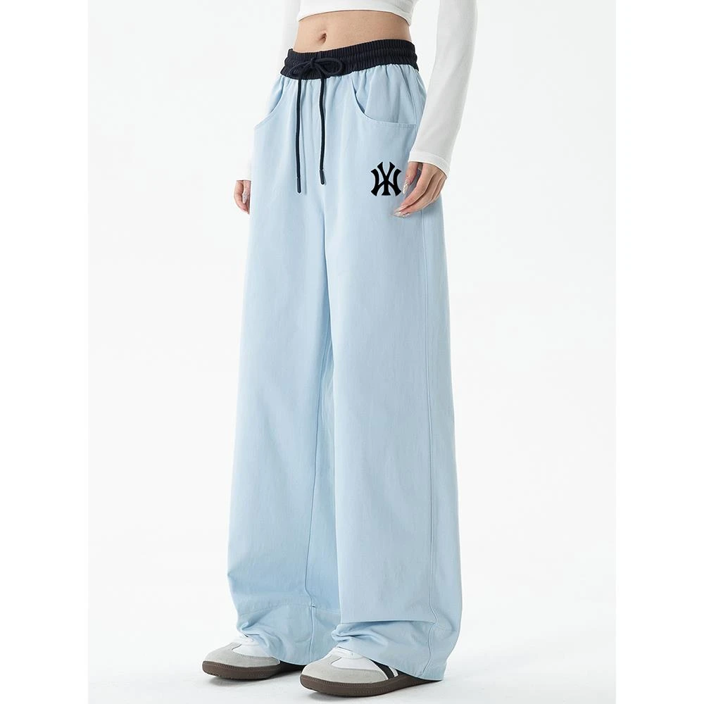 DeweLvum新款休闲裤男女同款秋冬季百搭时尚宽松直筒阔腿裤男女潮