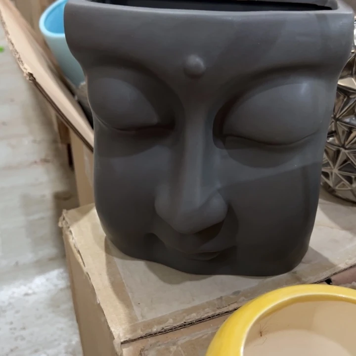 陶瓷花瓶摆件外贸出口（微瑕）f高22口16公分