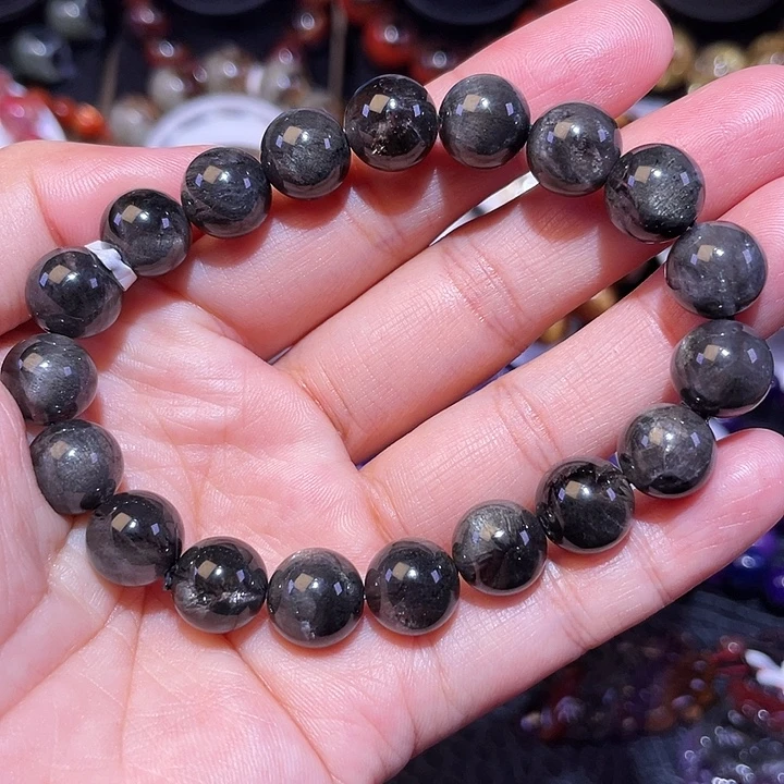 手链未镶嵌水晶黑羽极光