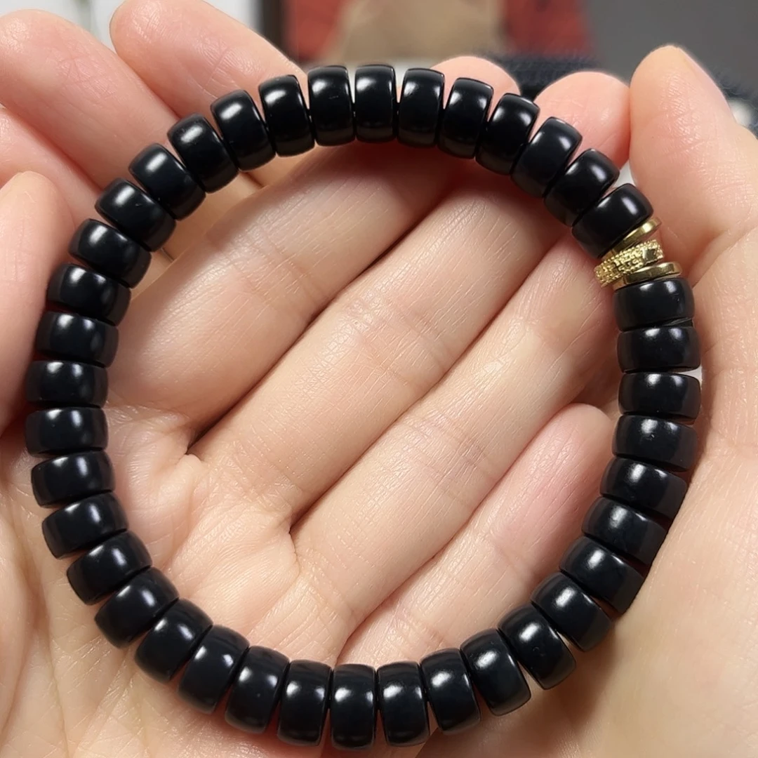 和田玉未镶嵌手串卡5×9