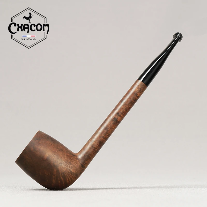 法国CC 新手入门 哑光面扁杆直斗 自带CC原装斗包 3mm 石楠木烟斗