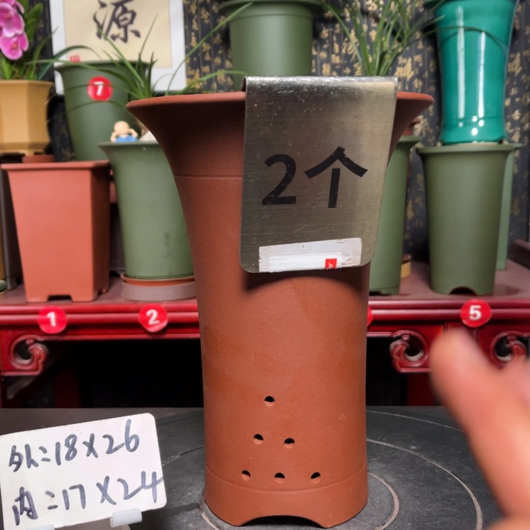紫砂花盆紫砂花盆