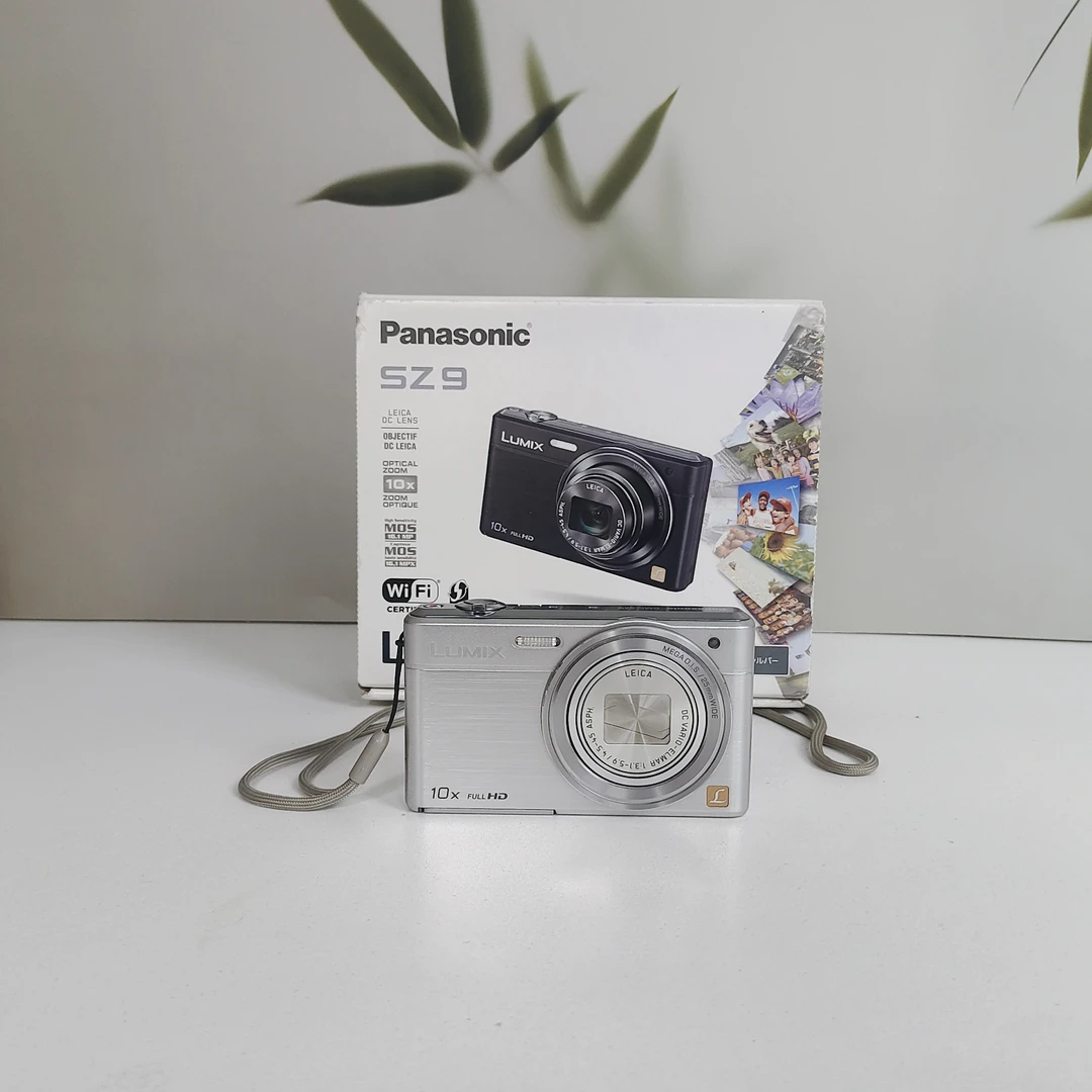 95新 Panasonic/松下  sz9 原盒ccd相机1600万像素10倍变焦冷白皮