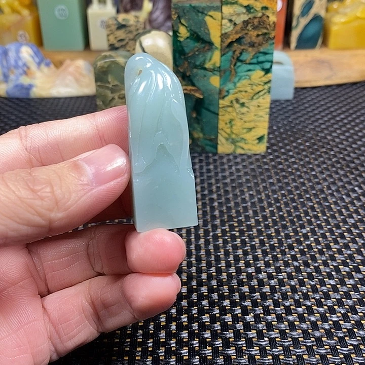 印石青田石云南天青