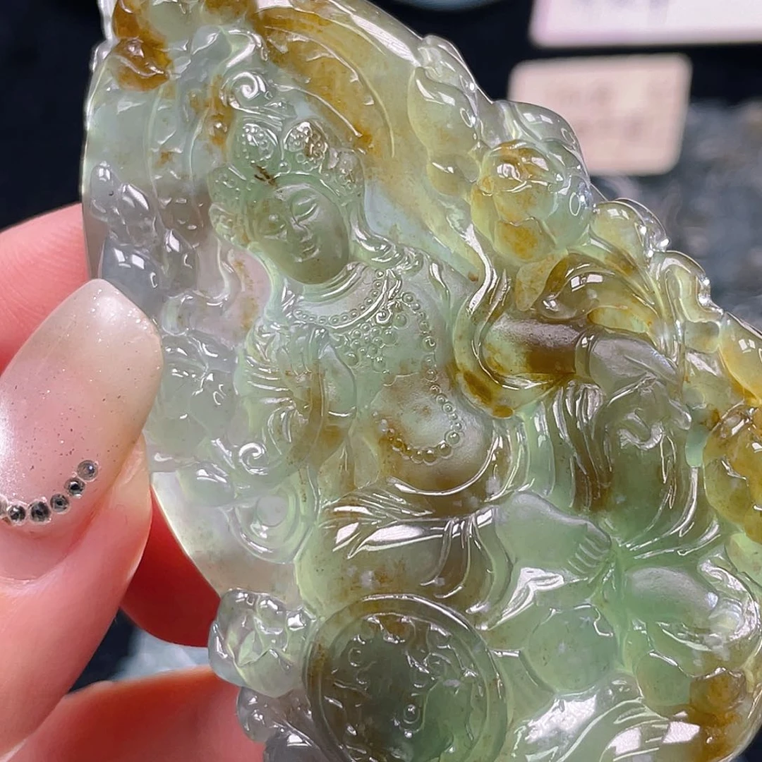颈饰未镶嵌翡翠6，