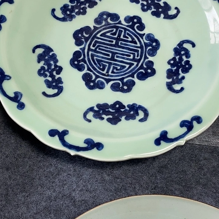 佳*青花盘子，青花盘子