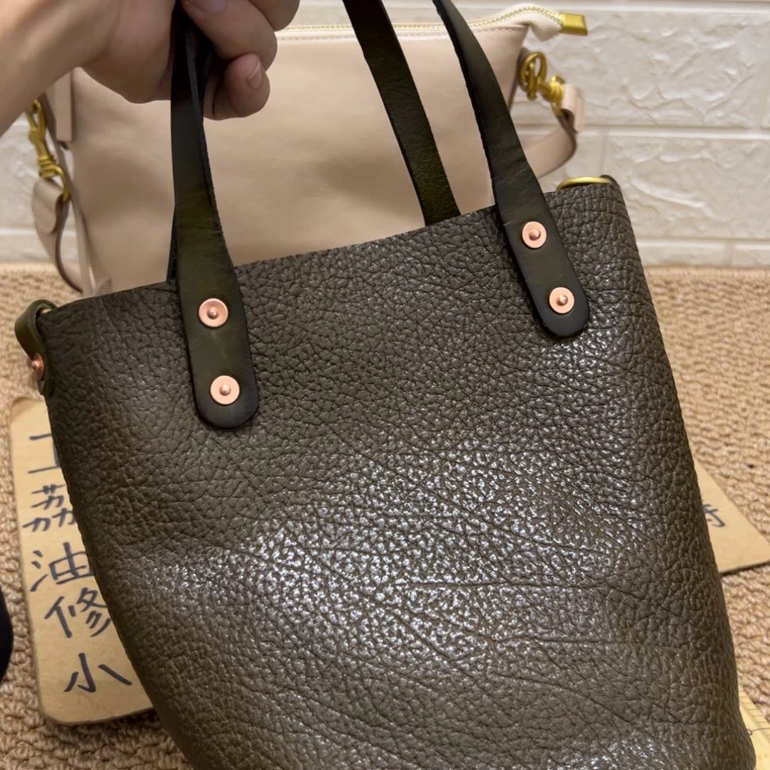 【闪购商品】头层牛皮绿色