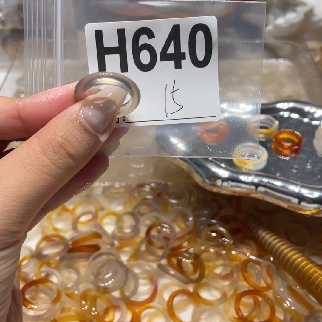 玛瑙/玉髓未镶嵌戒指640