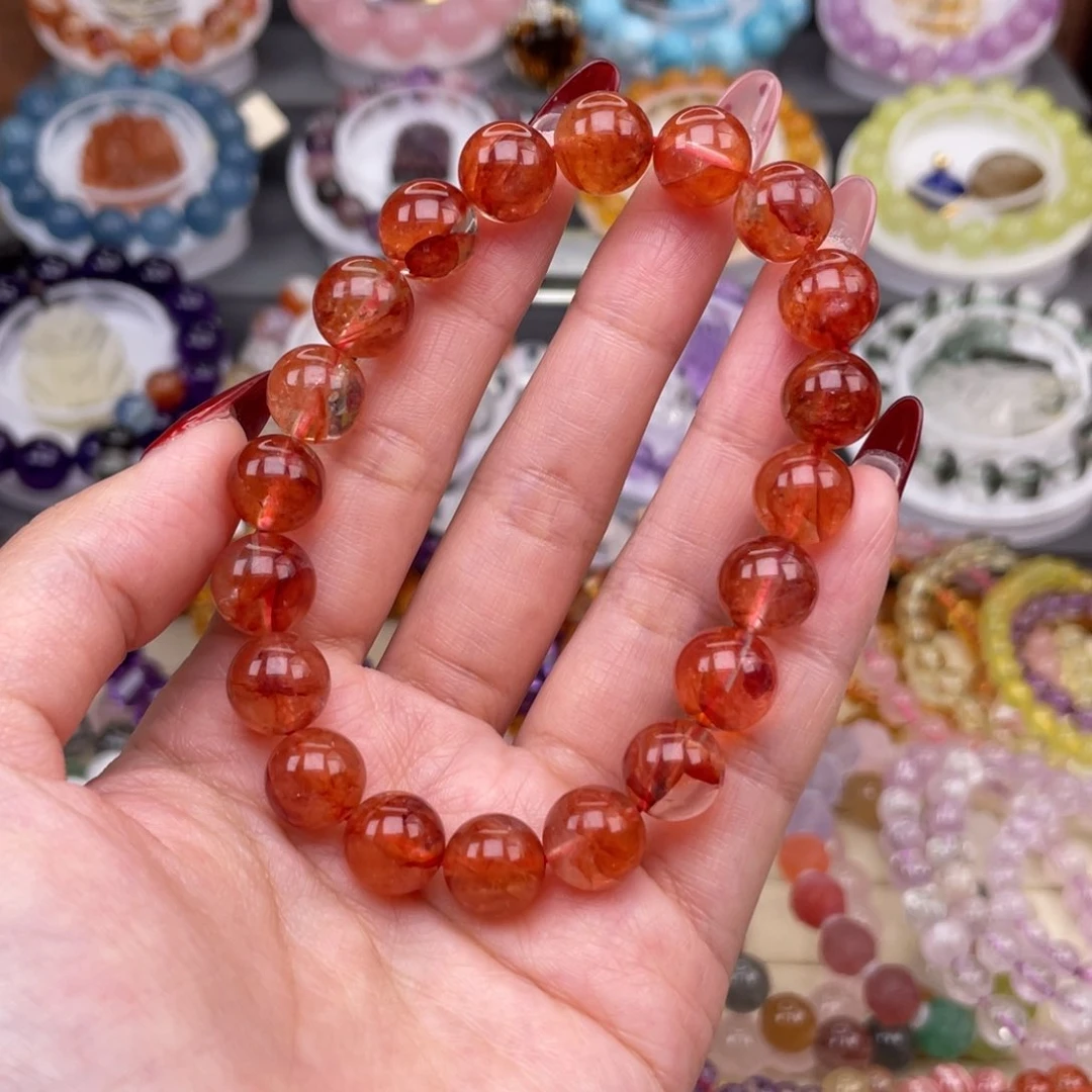 水晶手链未镶嵌红胶花