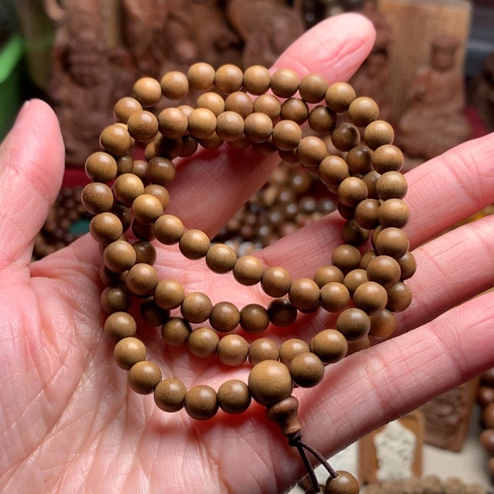 手串/手链檀香木老山檀0.6顺纹奶香
