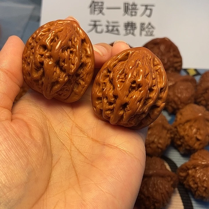 吊坠文玩核桃36虎头