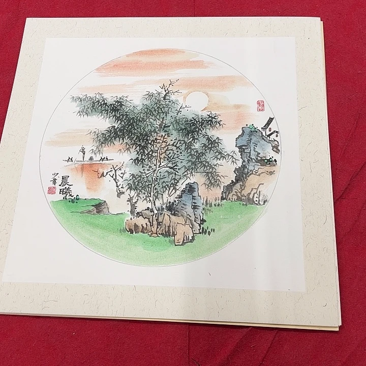 国画花鸟等多种鸟类的栖息