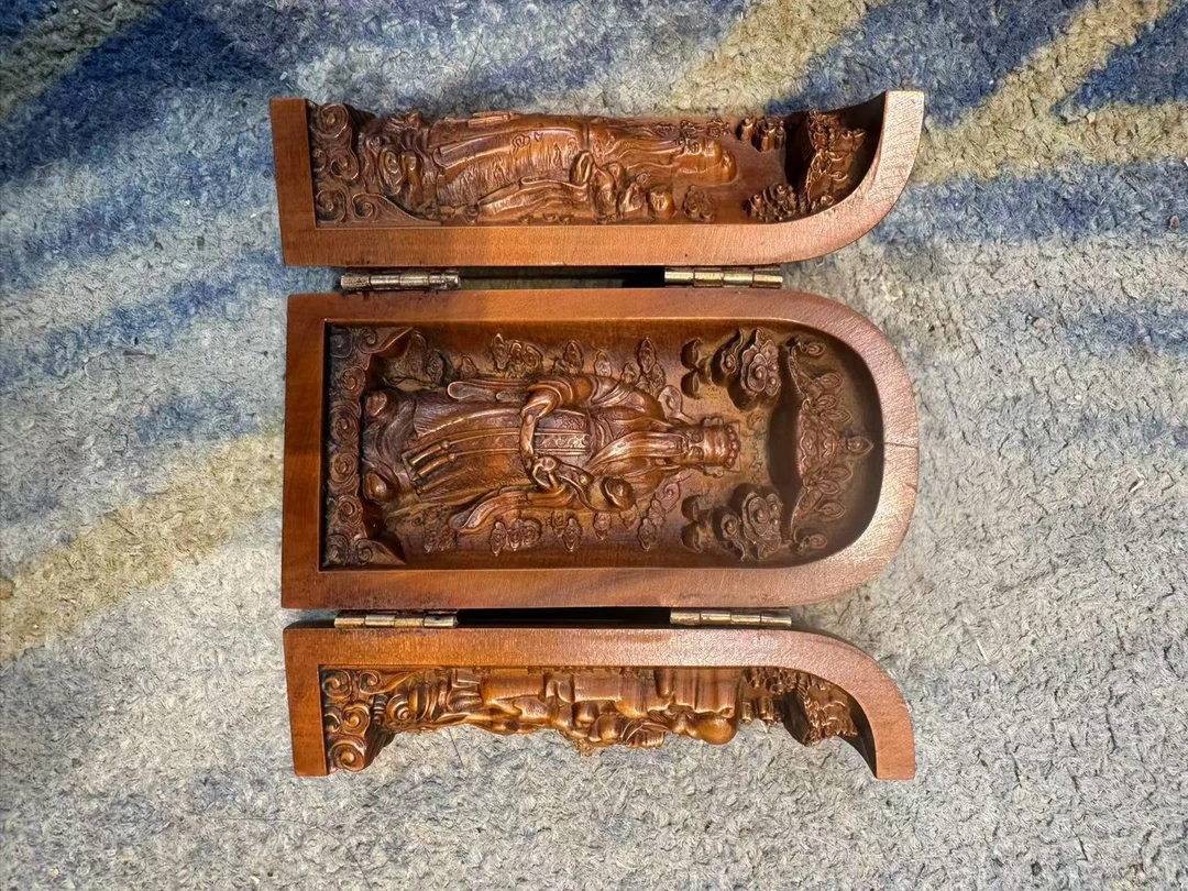 【闪购商品】精品黄杨木三开