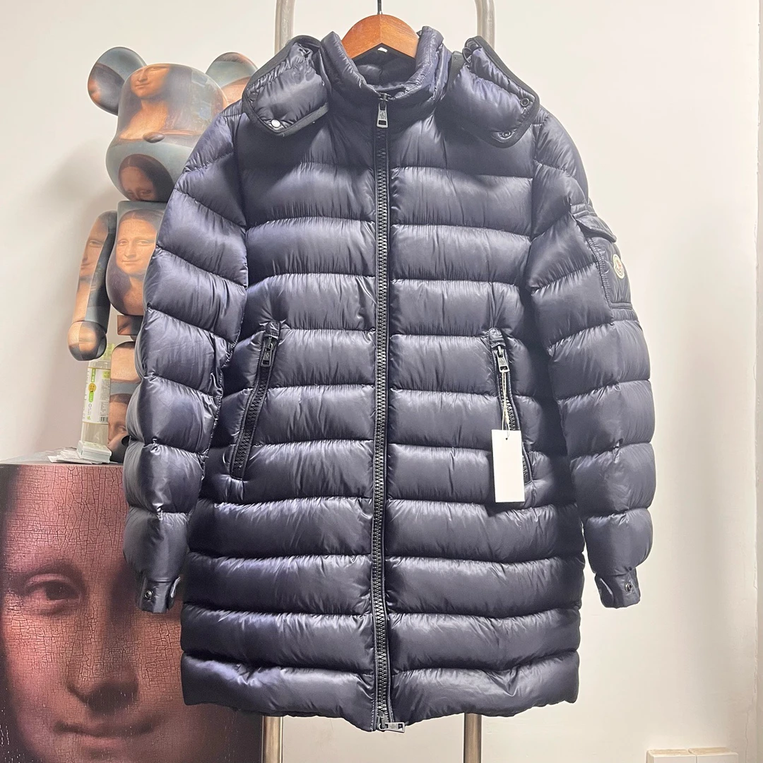 99新 MONCLER 蒙口中长款羽绒服 I1102 衣长77 胸围53