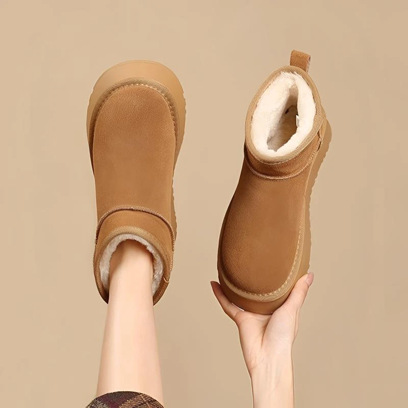 雪地靴女2024年新款冬季加绒加厚欧洲站厚底棉鞋