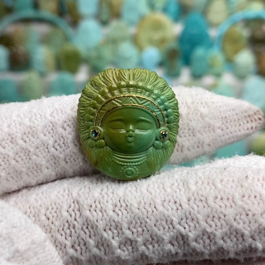 绿松石未镶嵌绿松石