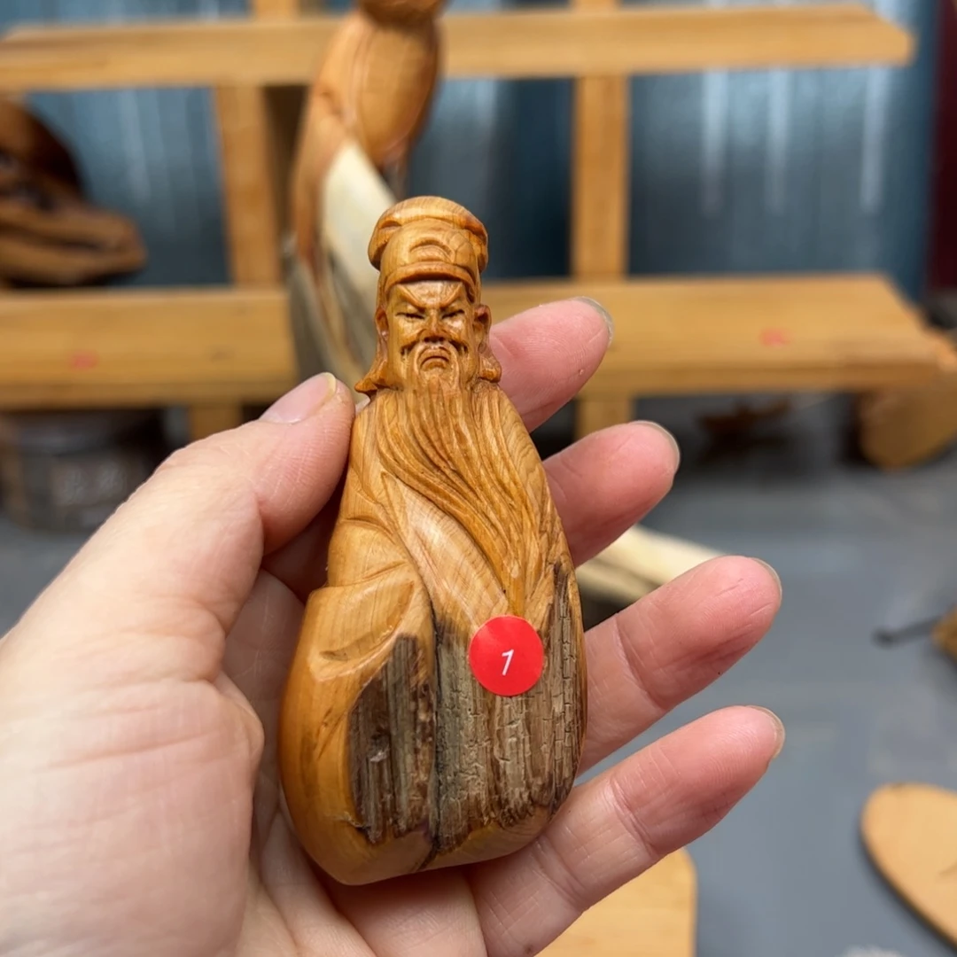 事***练木崖柏木摆件手把件，