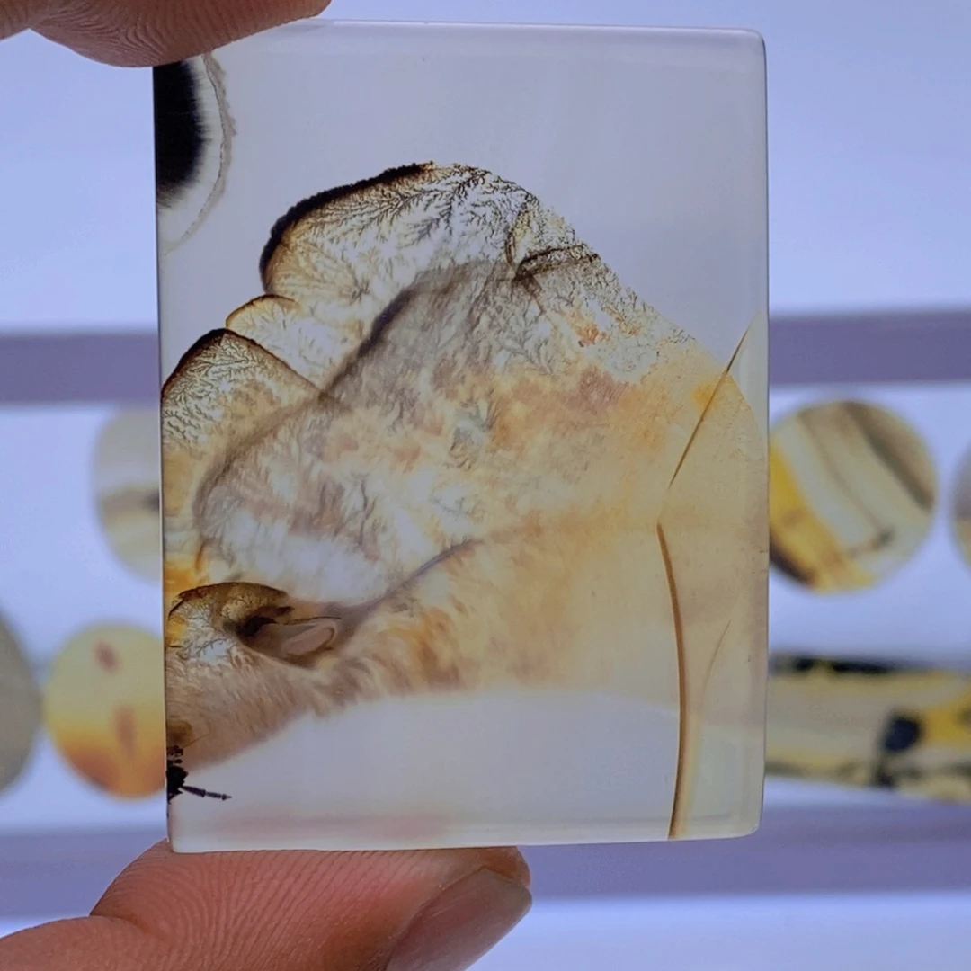 玛瑙/玉髓吊坠(不含链)未镶嵌良*一