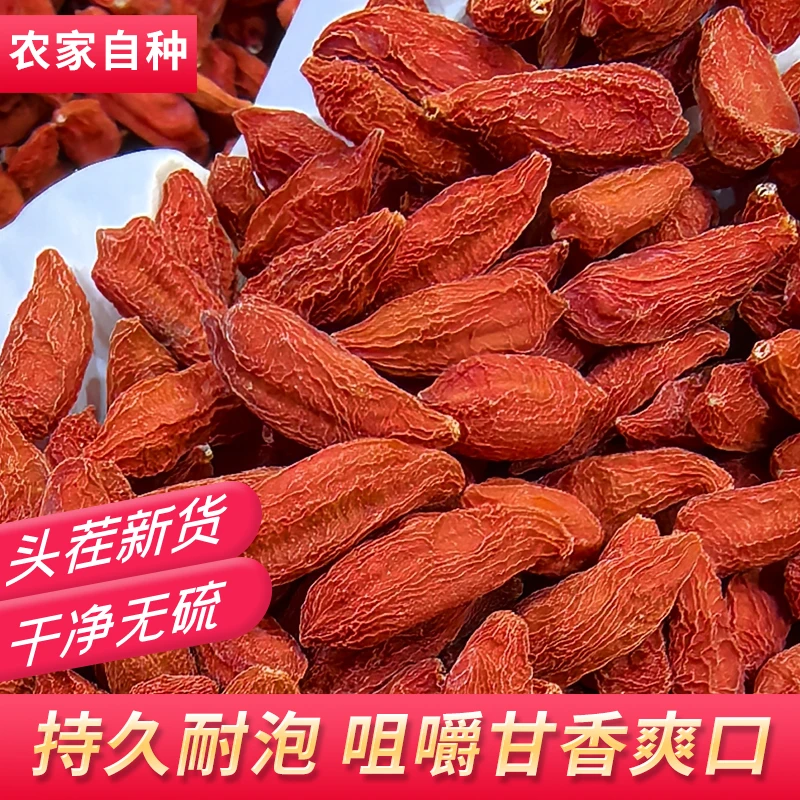 中宁冻干锁鲜枸杞即食免洗枸杞宁夏头茬特优大果冻干枸杞泡水干吃
