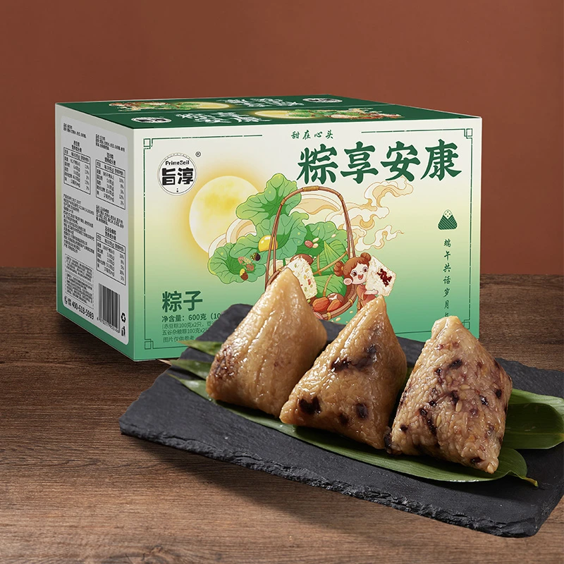 旨淳·粽享安康共600克100克*6只装(3味6粽)