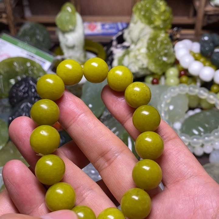 岫玉未镶嵌岫玉颈饰