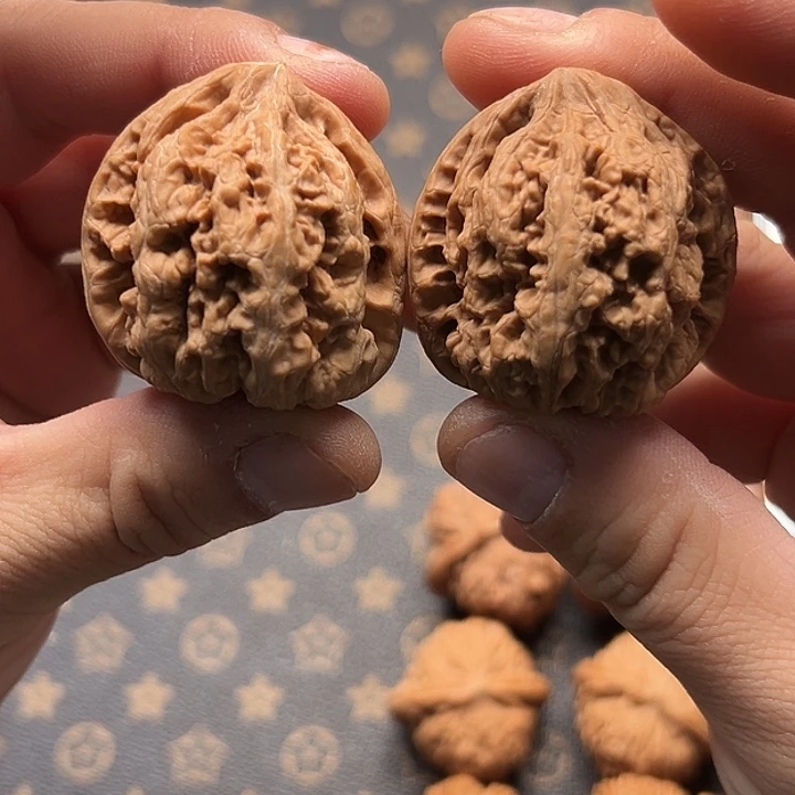 文玩核桃把件38尺全品大粗筋