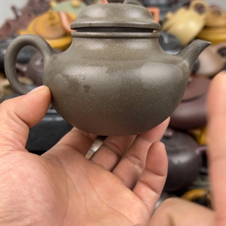 茶壶紫砂紫砂全裂漏水没有整口