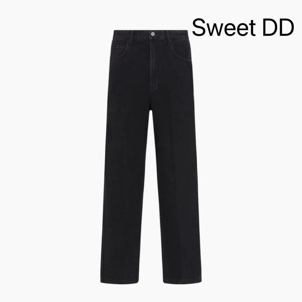 Sweet DD-FY系列黑色直筒加绒牛仔裤