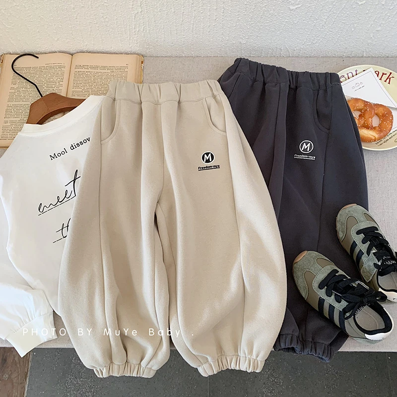 【郝叔专属】MY7504儿童休闲裤春季男童韩版百搭卫裤