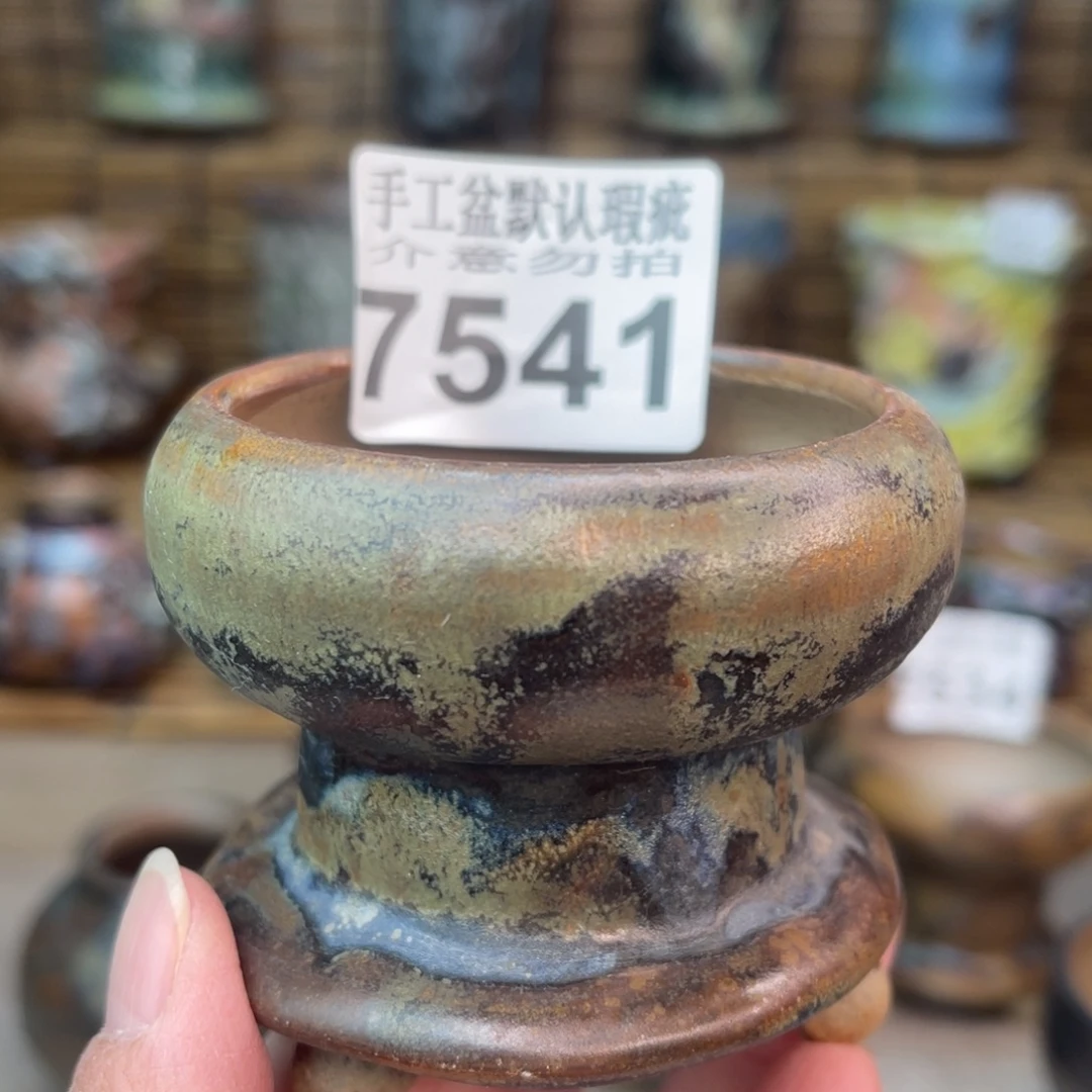 手工花盆默认瑕疵完美者勿拍