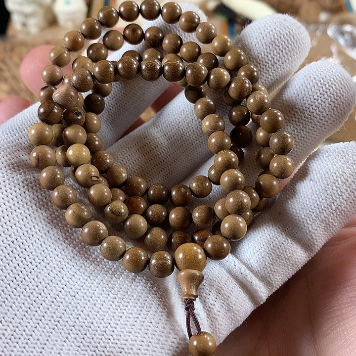 檀香木手串/手链顺纹0.6✖️108奶香瑕疵福利